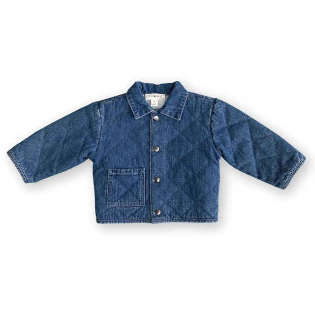 Grown /  Quilted Hemp Denim Jacket - Denim（2,3,4）