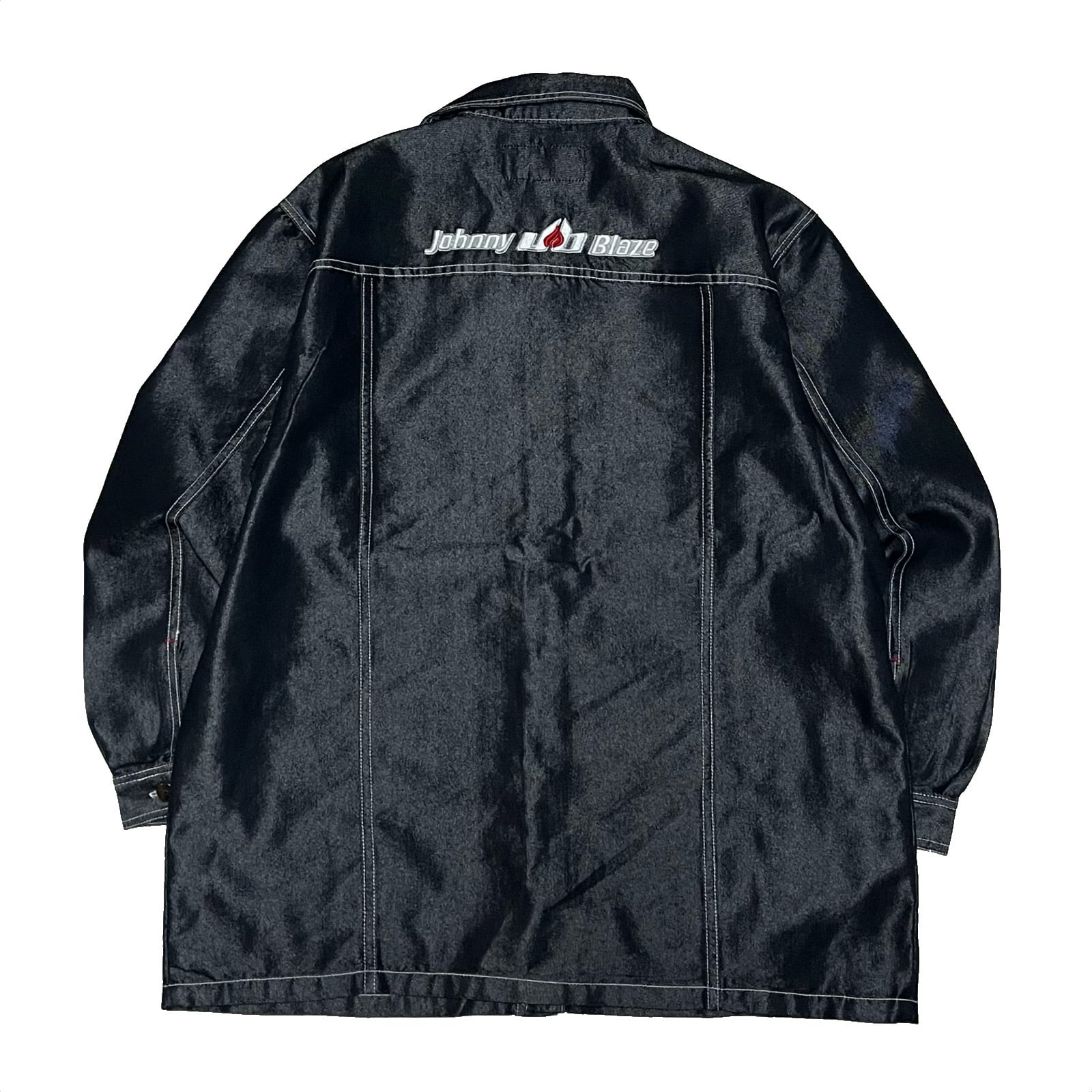 size XXL】Johnny Blaze ジョニーブレイズ デニム カバーオール シャツ ...