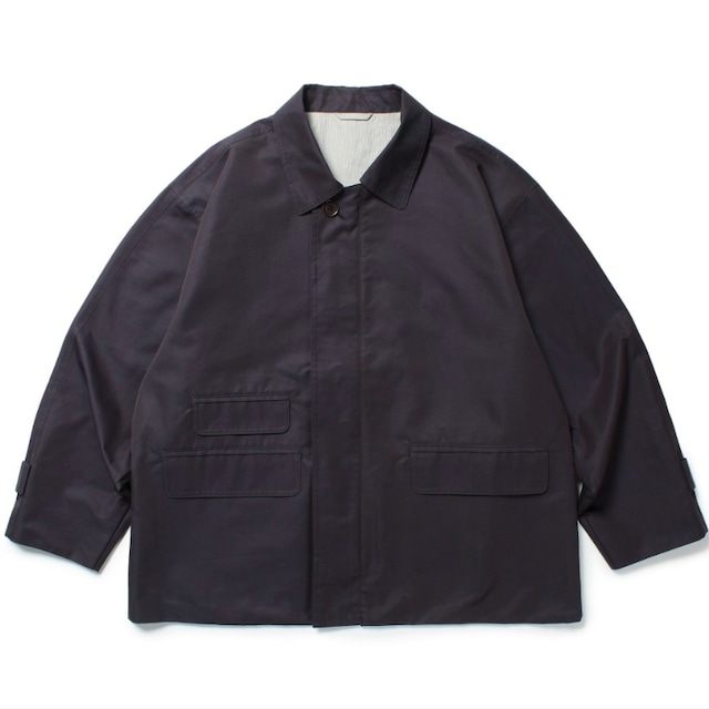 CABARET POVEL / REVERSIBLE VENTILE COAT - NAVY