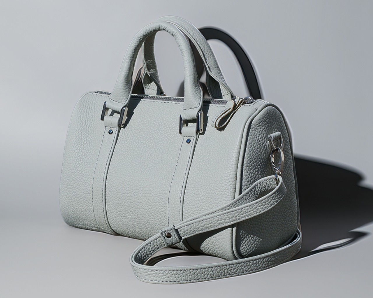 BR715/Emboss Mini BostonBag