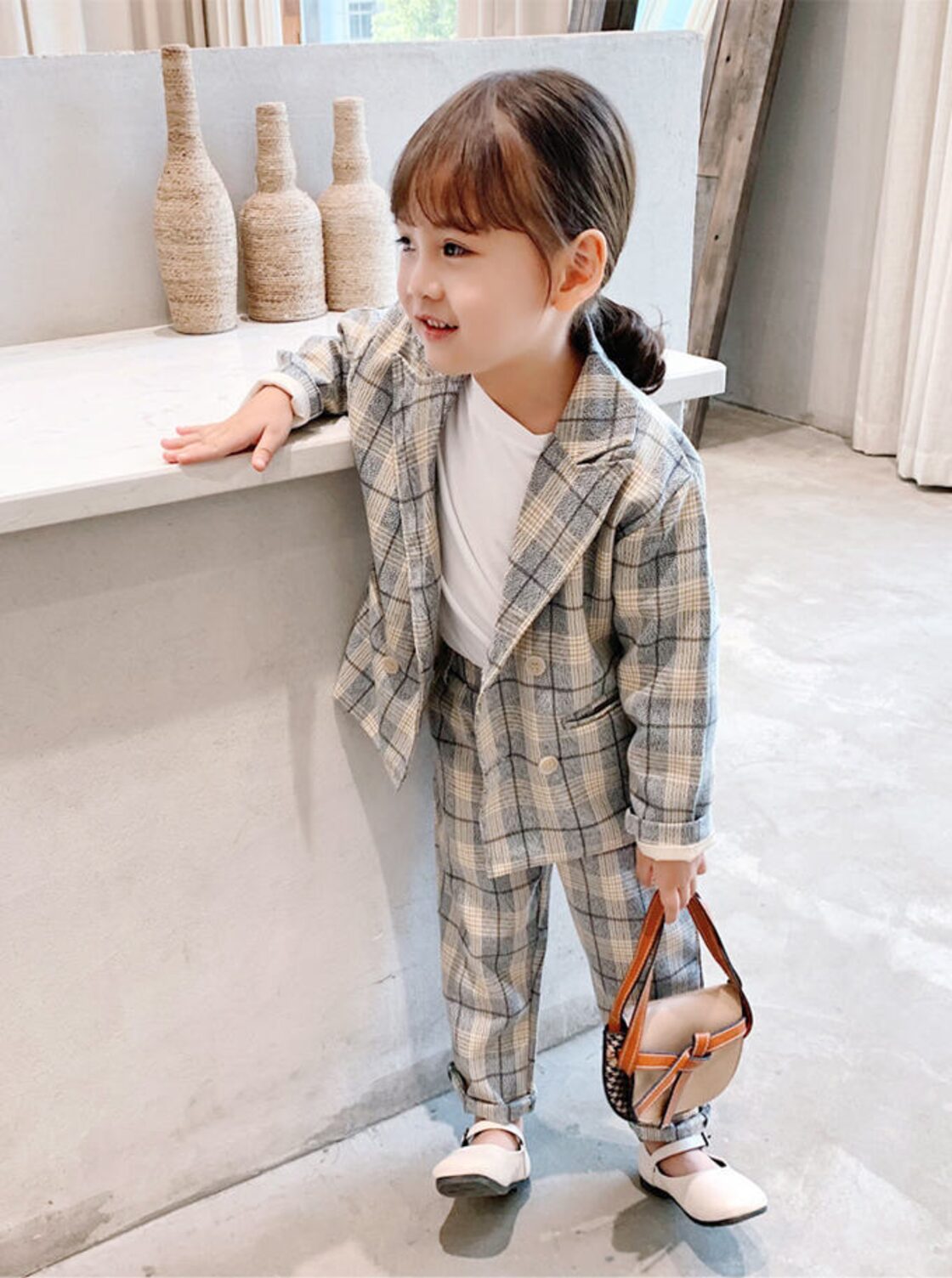 子供服 セットアップ 女の子 長袖 春夏 上下セット テーラード 