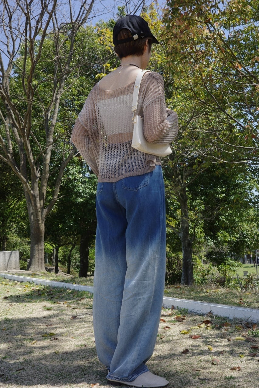 グラデーションデニムパンツ/ブルー | osrsofficial