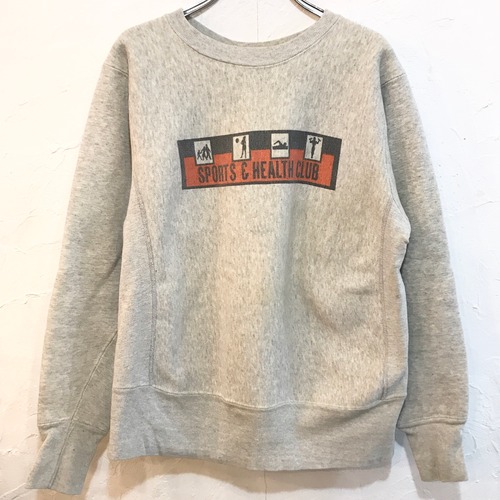 【USED】60s Vintage Champion REVERSE WEAVE 染み込みプリント タタキタグ Ｍ