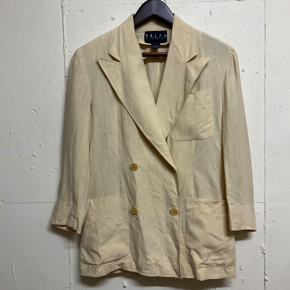 Ralph Lauren ラルフローレン リネン テーラードジャケット レディース 