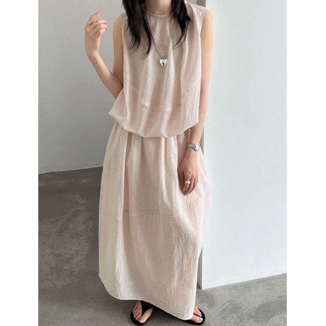 シアーリネンライクセットアップ　2litr06568