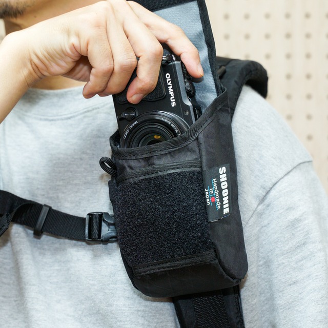 カメラ ポーチ V2 コンデジ バックパック リュック メッセンジャー 用 XPac SHOONIE（シューニィ） Handmade Bag