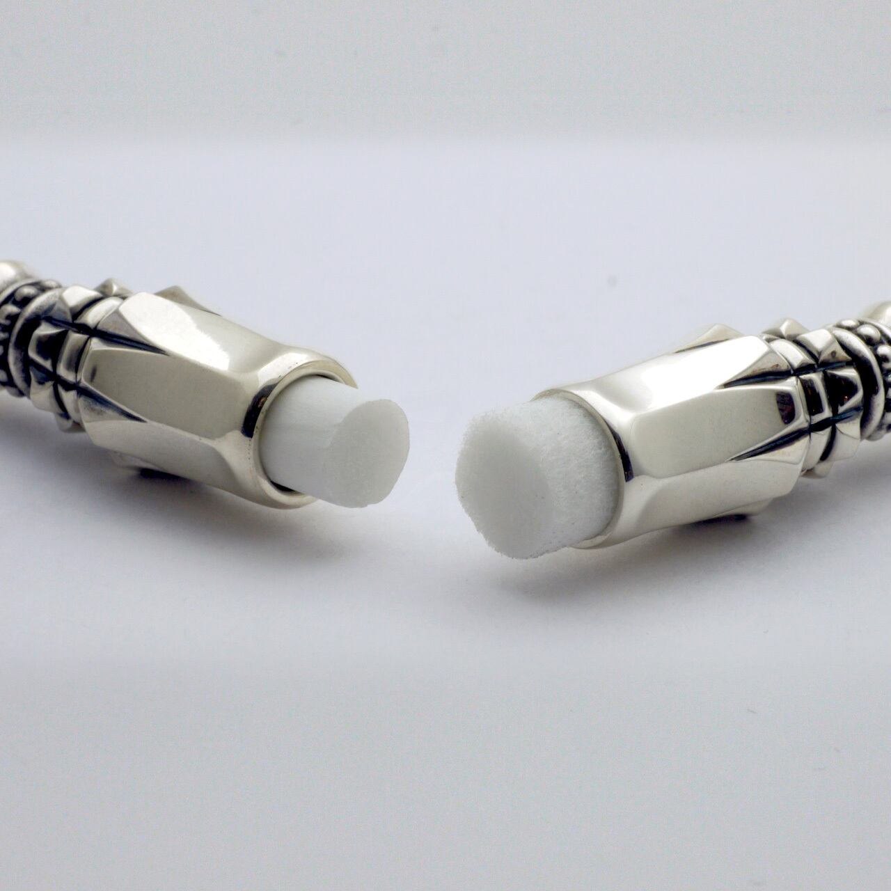 シガレットホルダー_ランス石付・唐草羅宇（BLK／6mm スリムフィルター