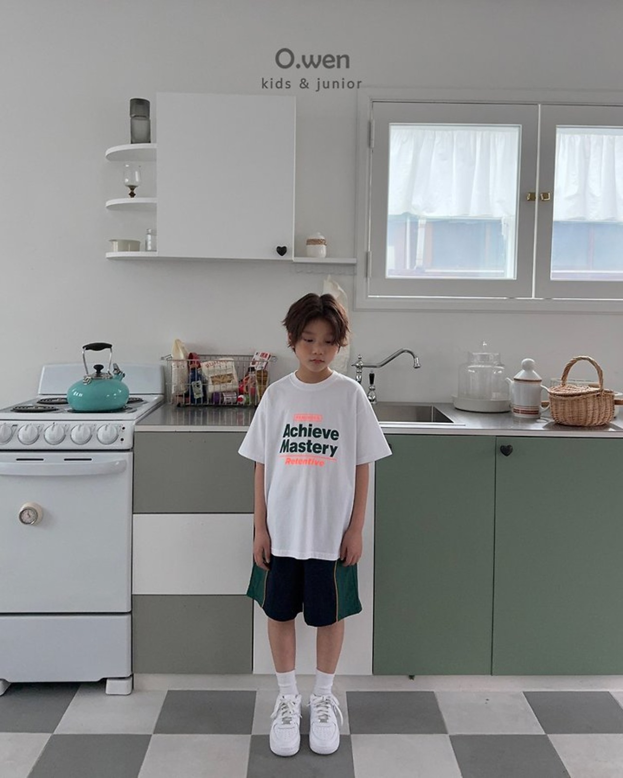 [O.wen] Kai Color Block Pants (JS/JM/JL/JXL) / [오웬] 카이배색팬츠 (JS/JM/JL/JXL)