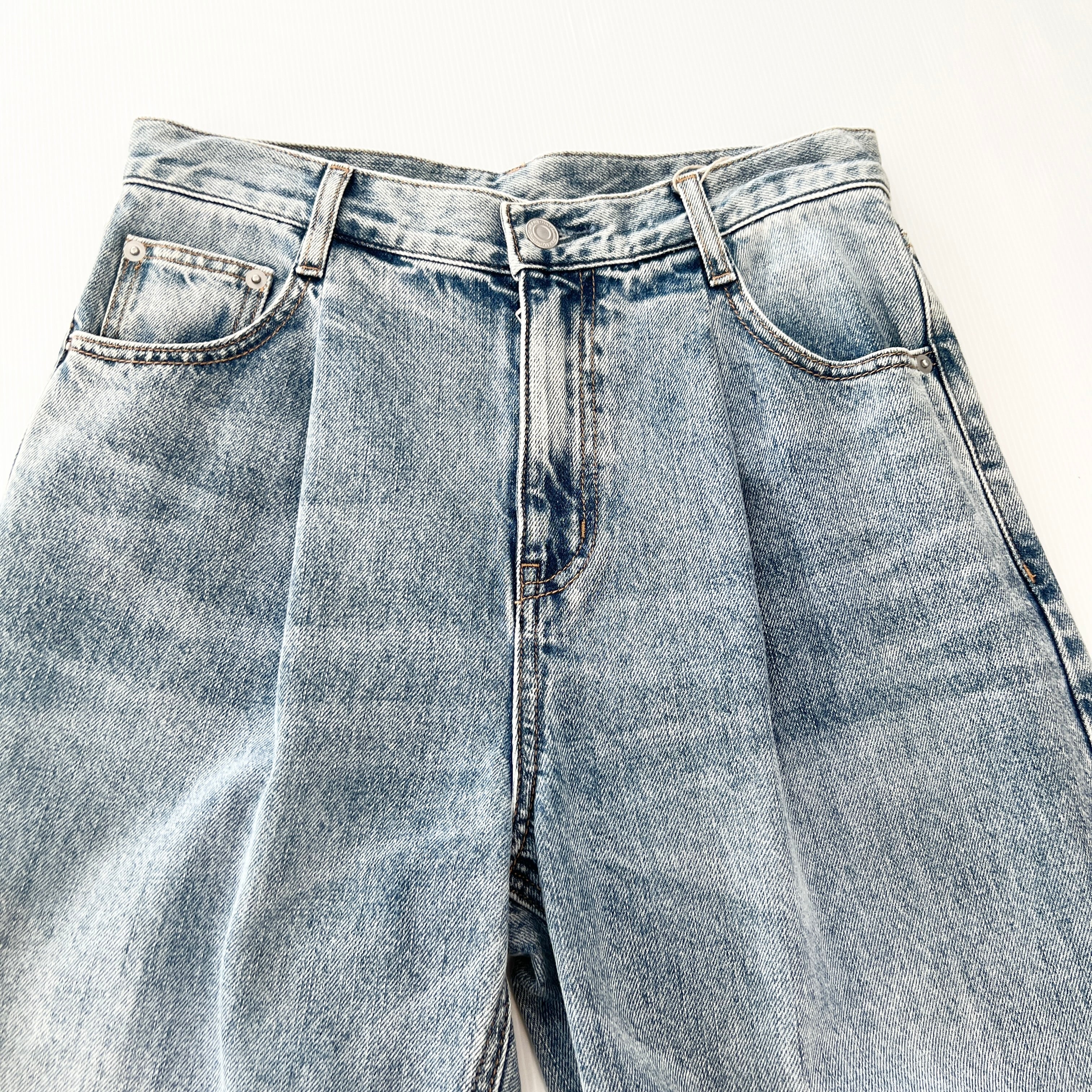 デニムタックワイドパンツ《cafune カフネ》 | Casablanca (カサブランカ)