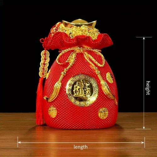 ゴージャス 貯金箱 スモール 2色展開 マネーバッグ 貯金箱装飾