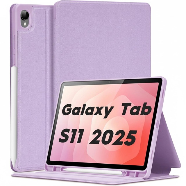 スリムケース Galaxy Tab S11 2025 11" SM-X730/X736B, ライトパープル