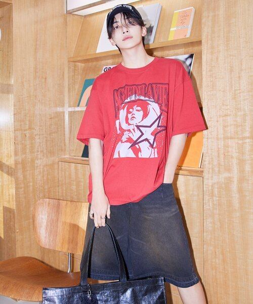 【美品】Sunfan 7分丈ショートジョン　オーダー品 ☆SEVENTEEN ジョンハン 着用！！【ADLV】BRUSH WASHING BERMUDA DENIM