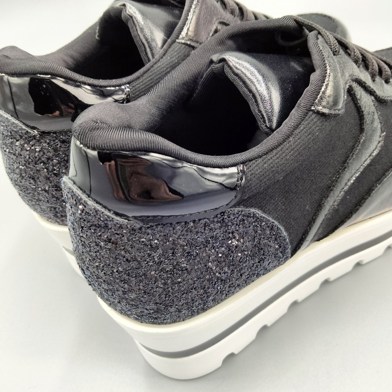 配色厚底スニーカー