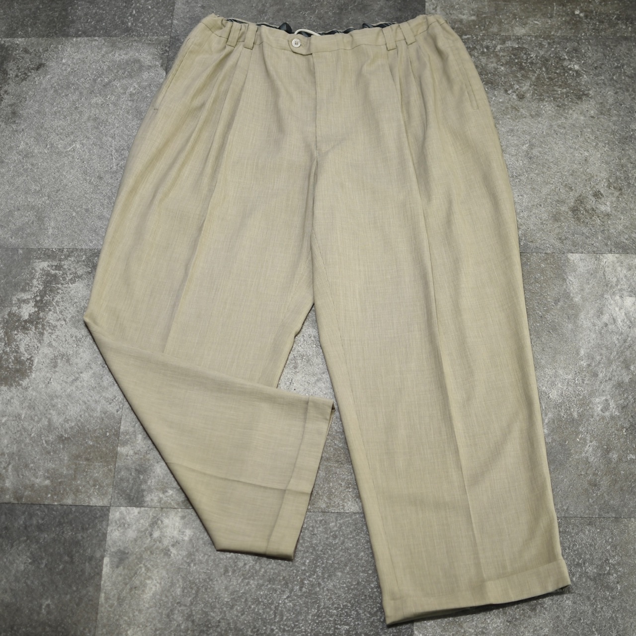 SEAN JOHN custom draw cord 4tuck wide slacks