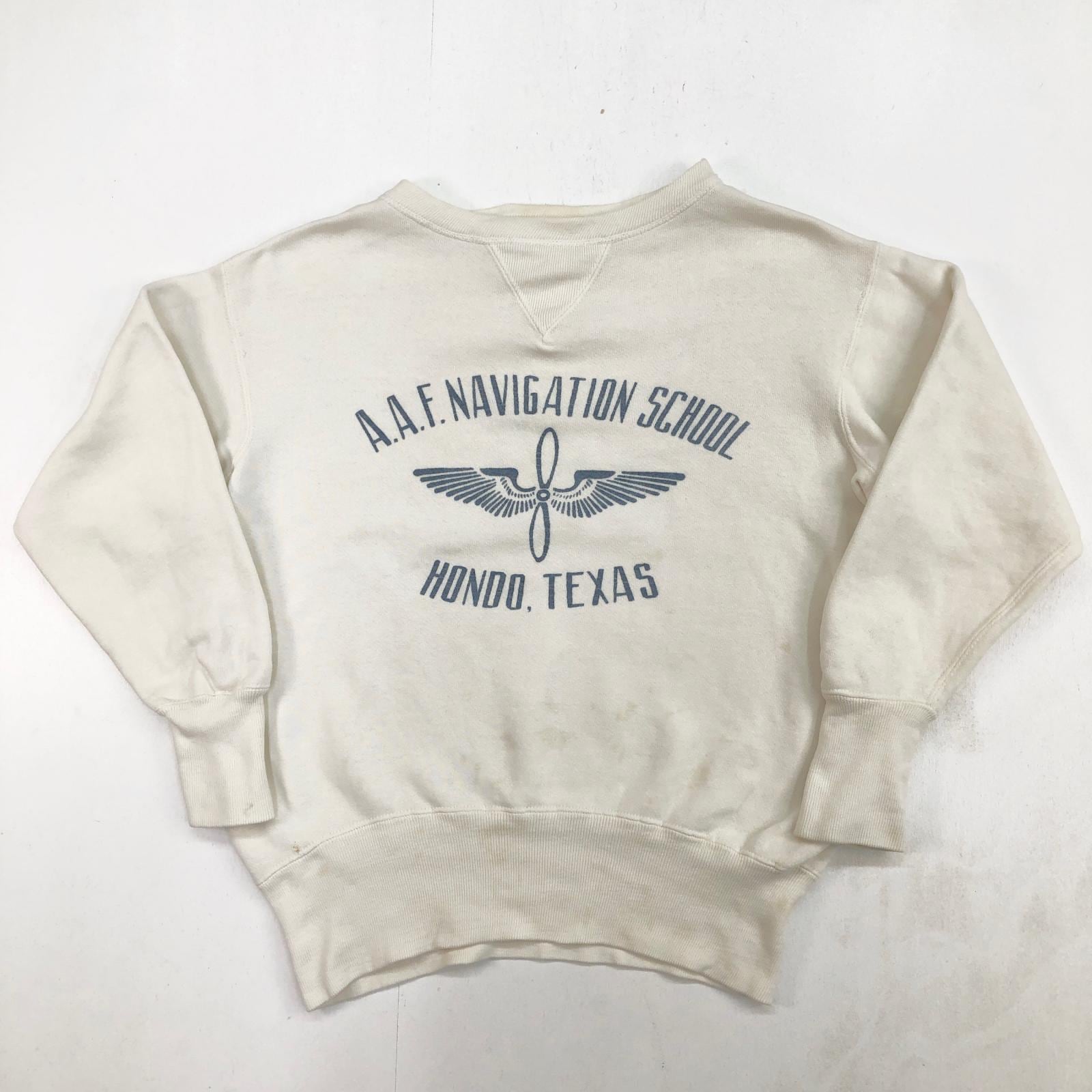 WILSON ウィルソン 40- 50年代 A.A.F NAVIGATION SCHOOL はめ込み 両V