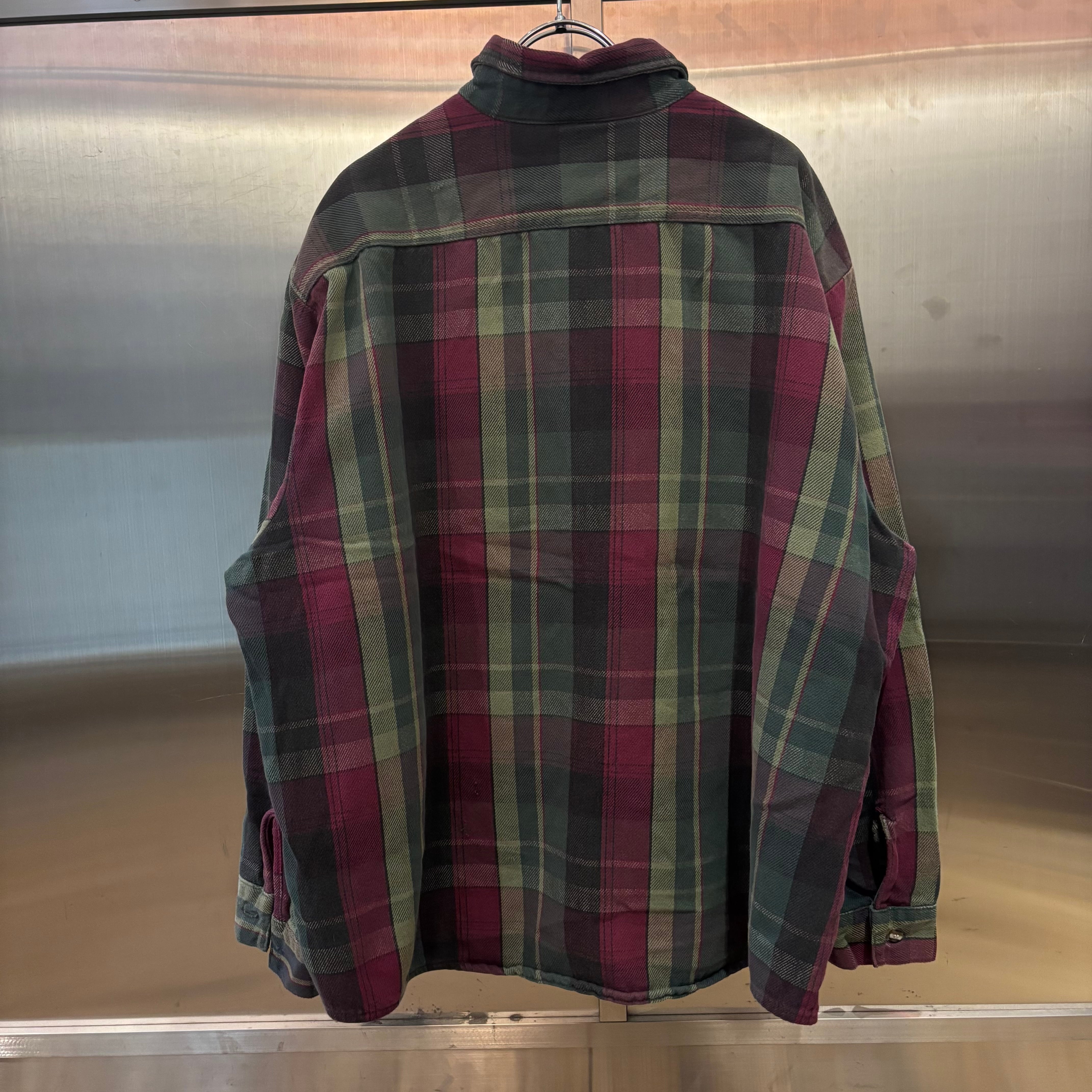 【BerBerJin購入】90s FIVE BROTHER ネルシャツ XL 90S FIVE BROTHER FLANNEL BIG SIZE SHIRT | BerBerJin / & BerBerJin