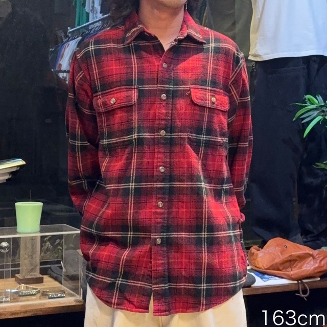FIELD & STREAM  ヘビーネルシャツ　L