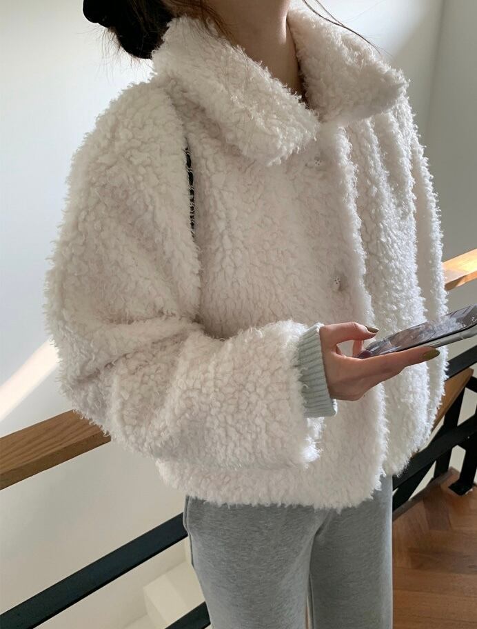 (予約)ezediary / Hena Fleece Jacket / 2color