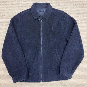 RALPH LAURENFLEECE SWING TOP NAVY