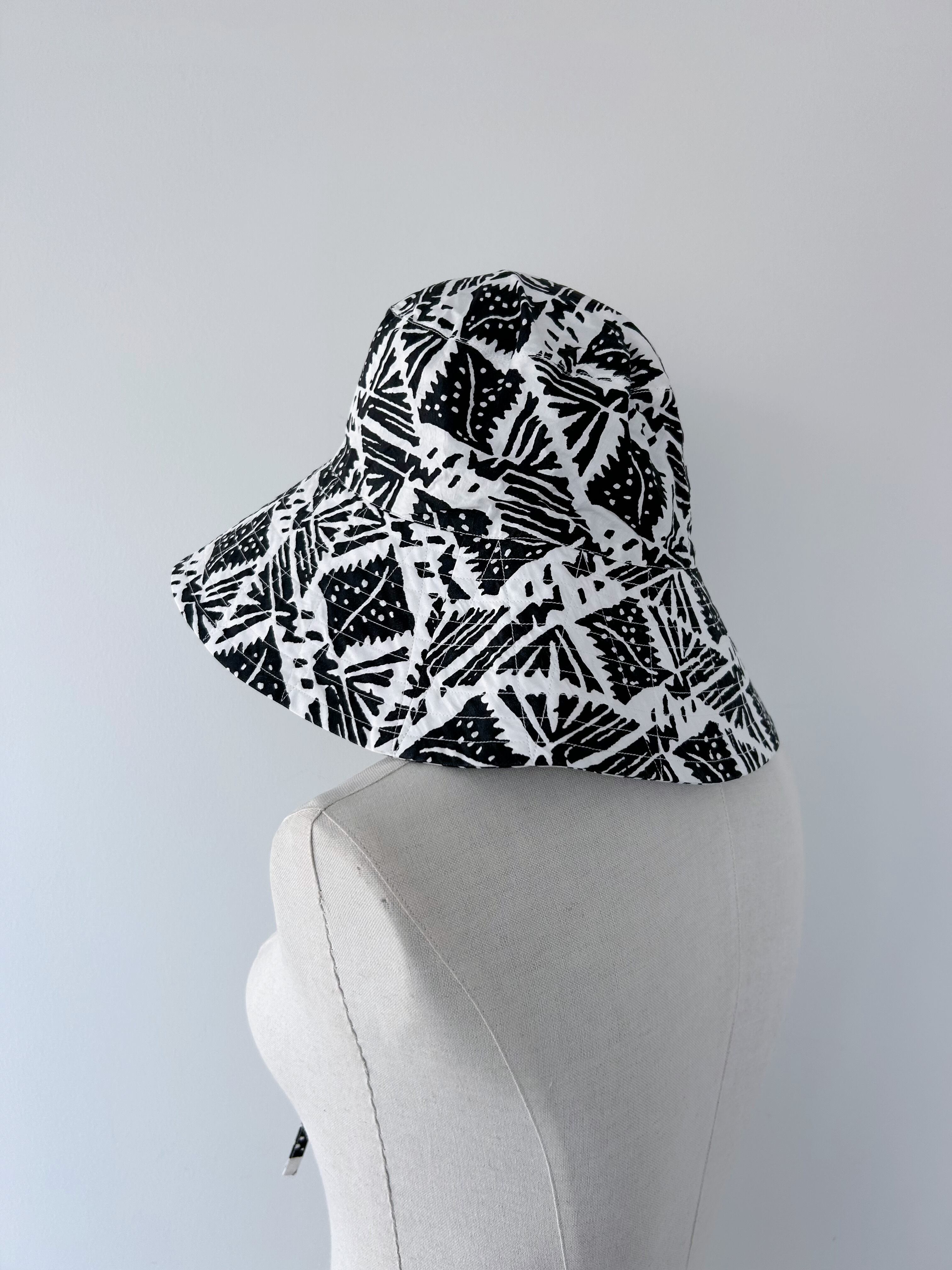 Sara Mallika Cotton Poplin Print Hat | KOKO