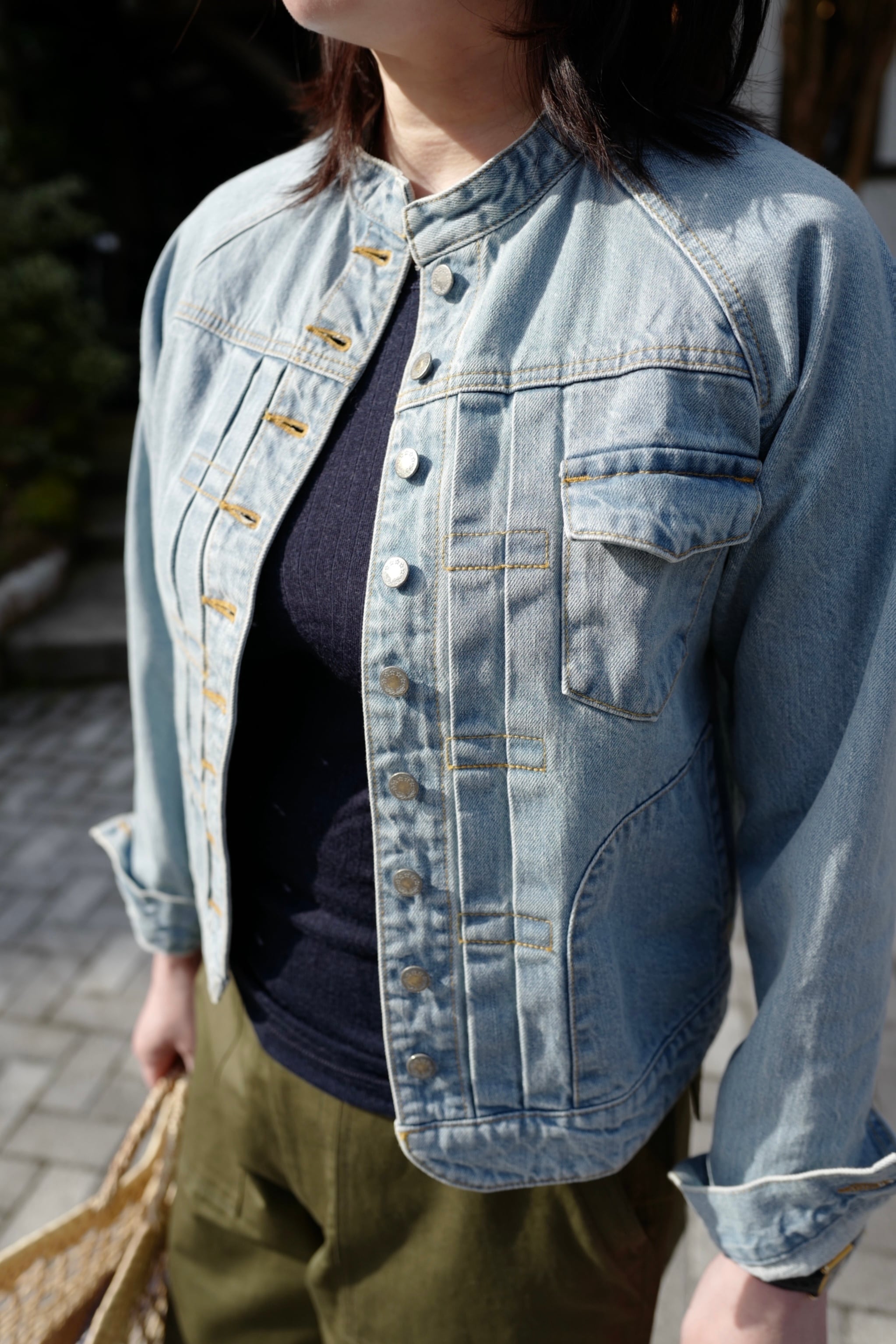 si-si-si comfort(スースースーコンフォート) BASIC DENIM JACKET si