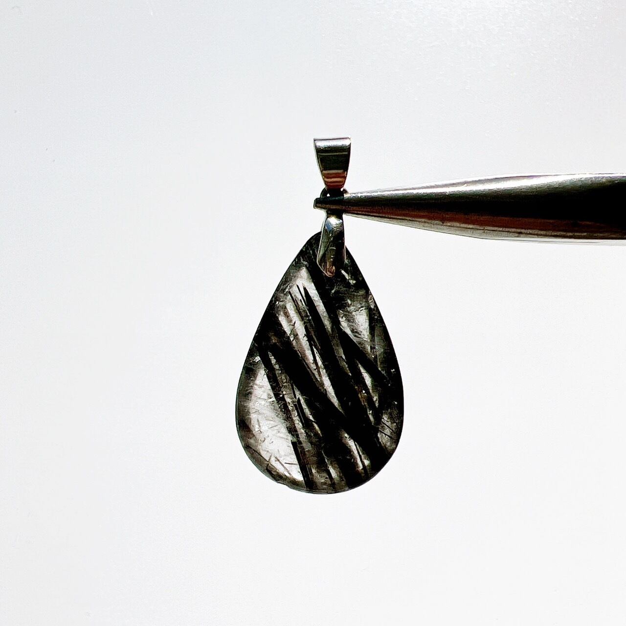 ブラックトルマリンインクォーツペンダントトップ① | waiopipi