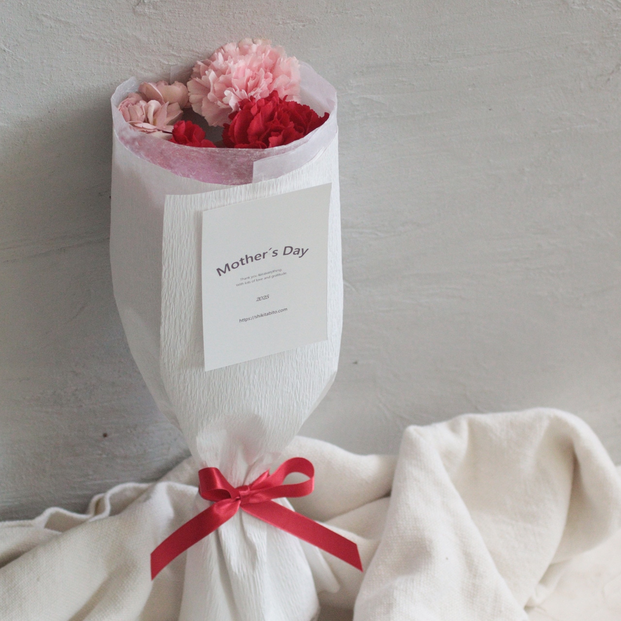 母の日 カーネーションのブーケ