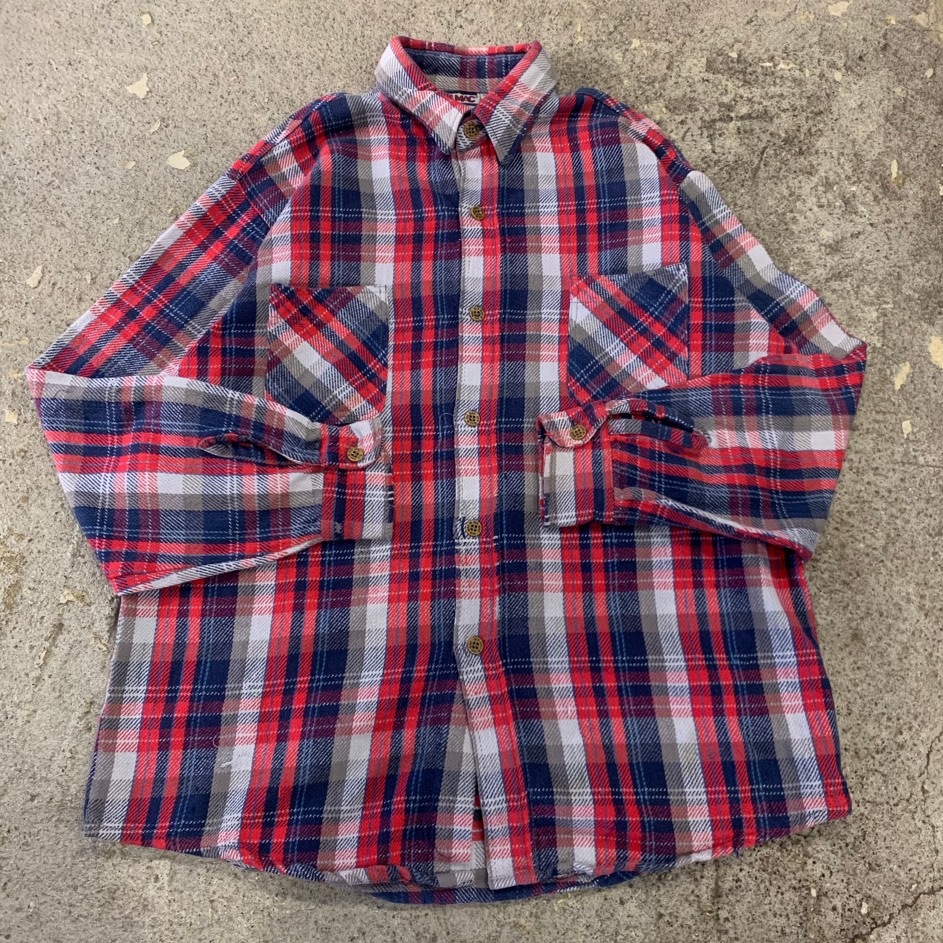 80s BIG MAC flannel shirt | What'z up