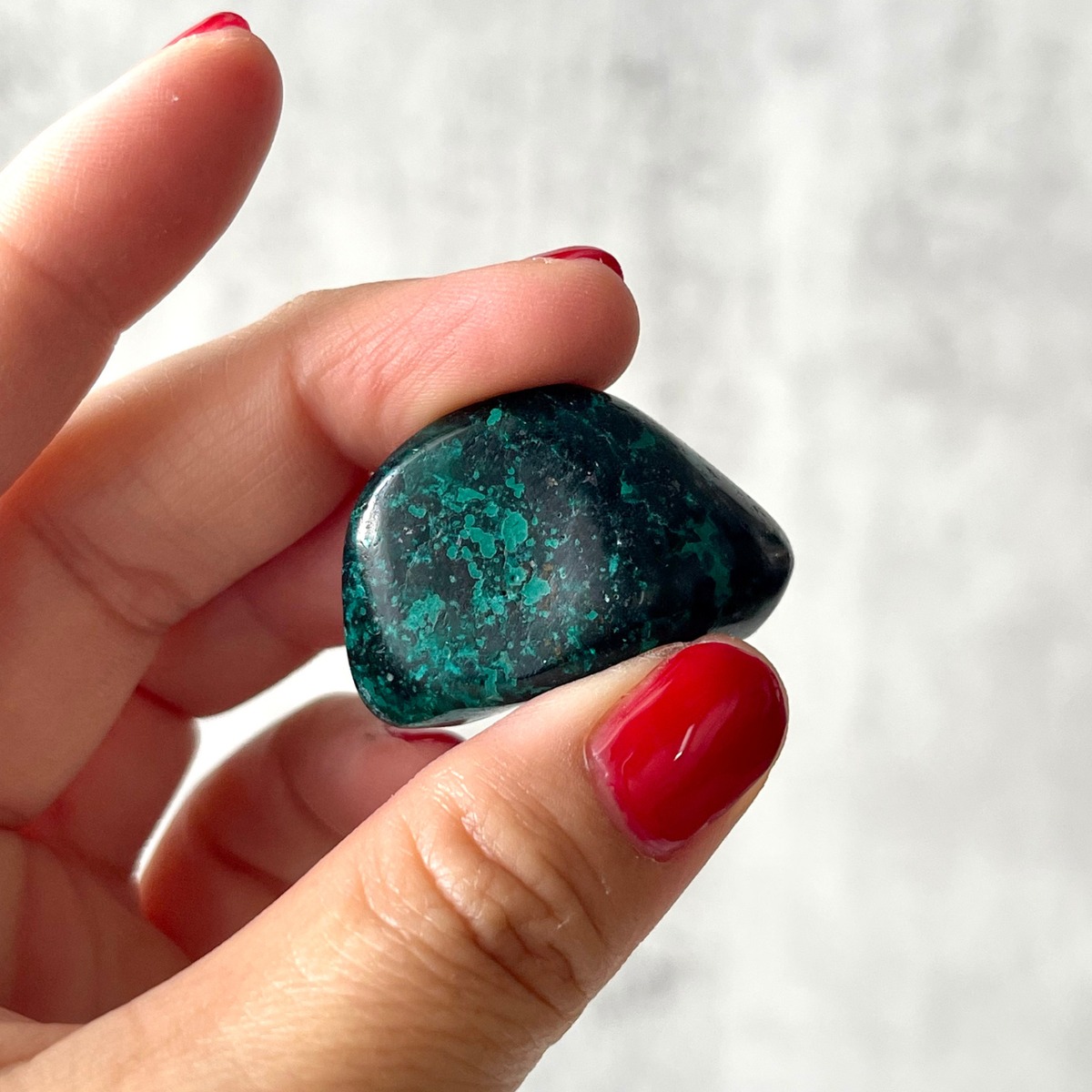 コンゴ産【ダイオプテーズ】タンブル②（22.5g）鉱物 天然石