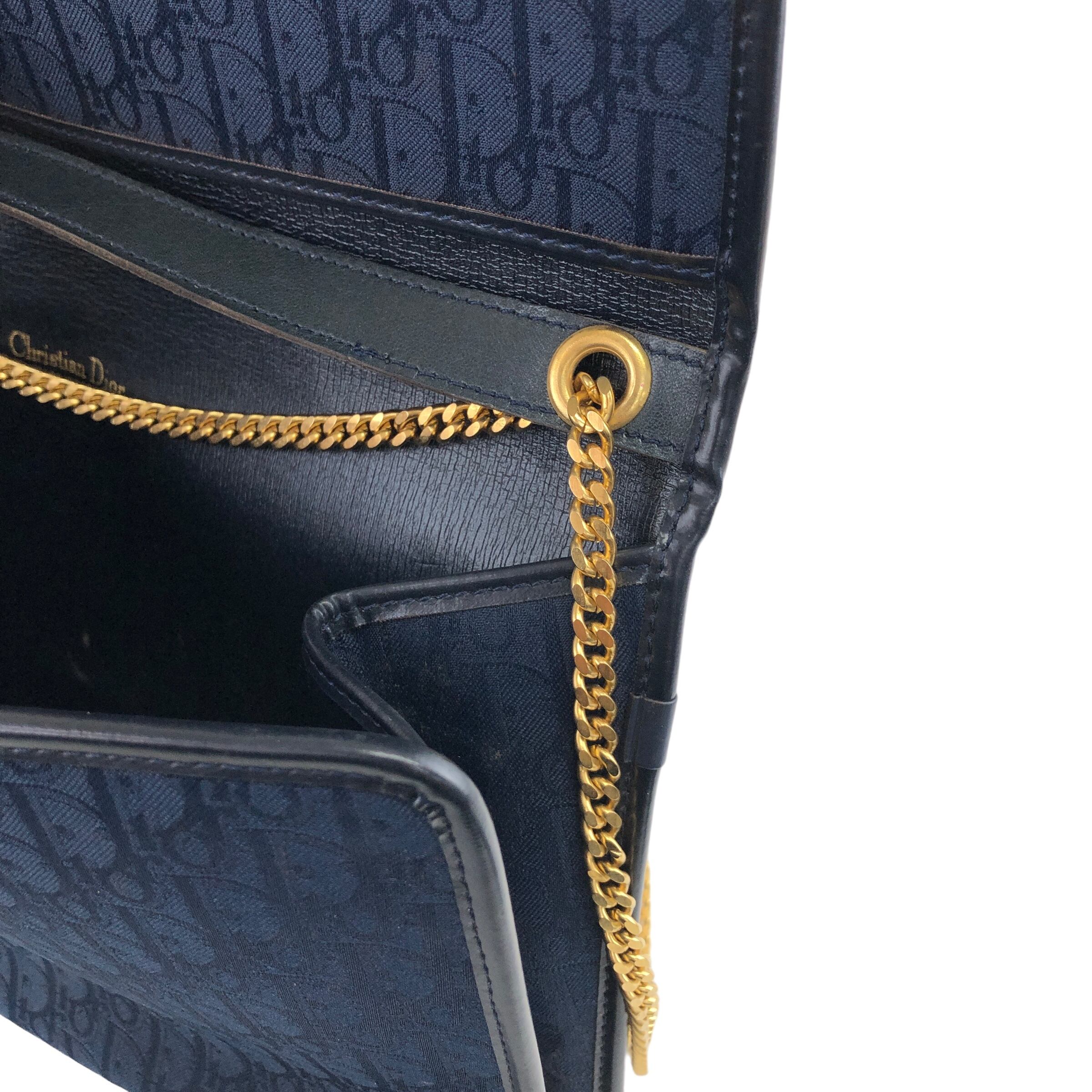 Dior トロッター　デニムタイトスカート 36 ディオール Christian Dior トロッター ロゴ デニムスカート ヴィンテージ