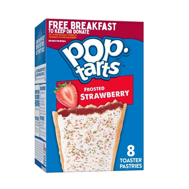 Pop Tarts Toaster Pastries, Breakfast Foods, Frosted Strawberry