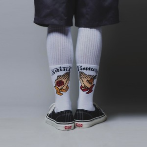 SOFTMACHINE × SURFSKATECAMP PRAY HANDS SOX (SOX)