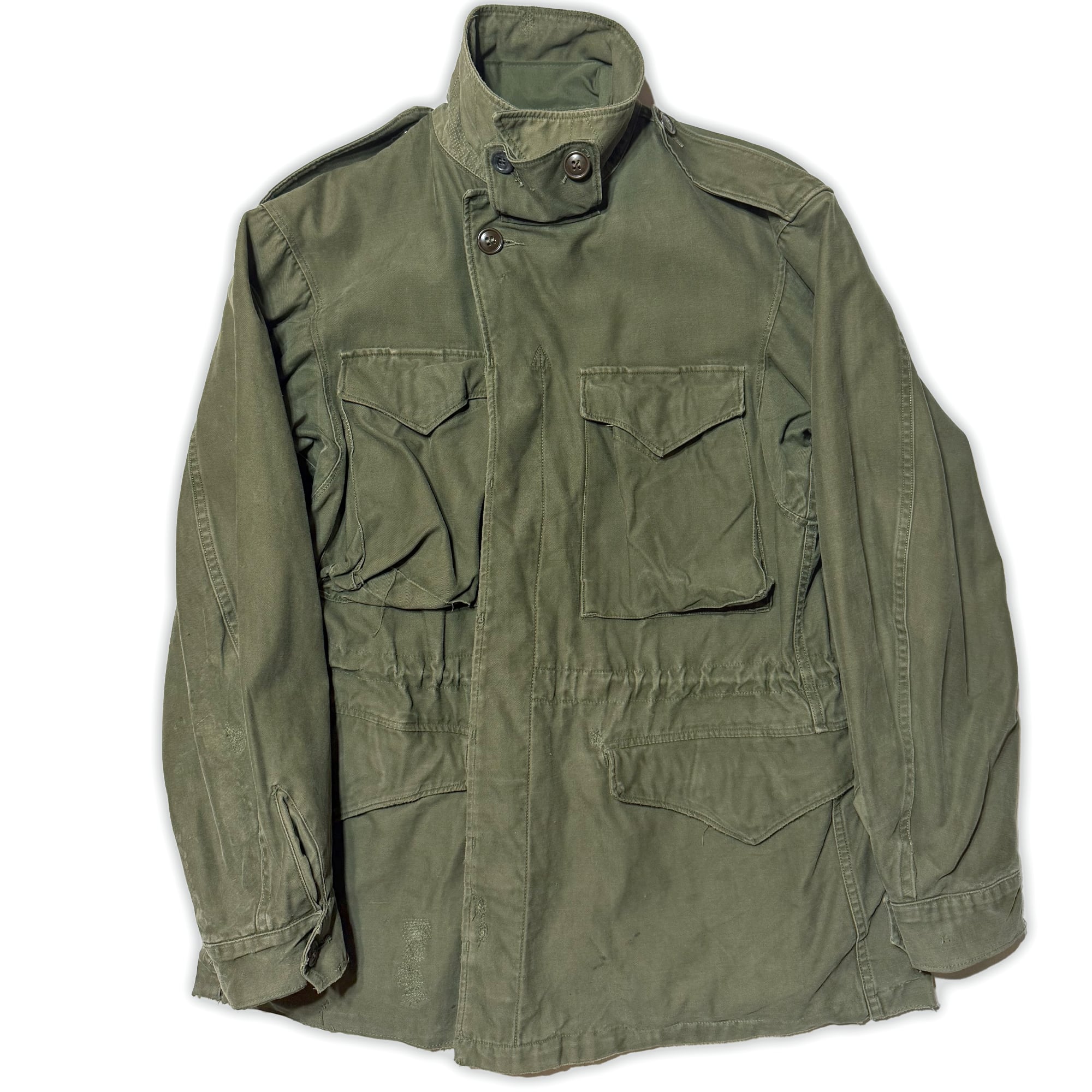 【実物】M43フィールドジャケット MILITARY（ミリタリー） リジェクト 訳あり品 実物 USED 米軍 M-43