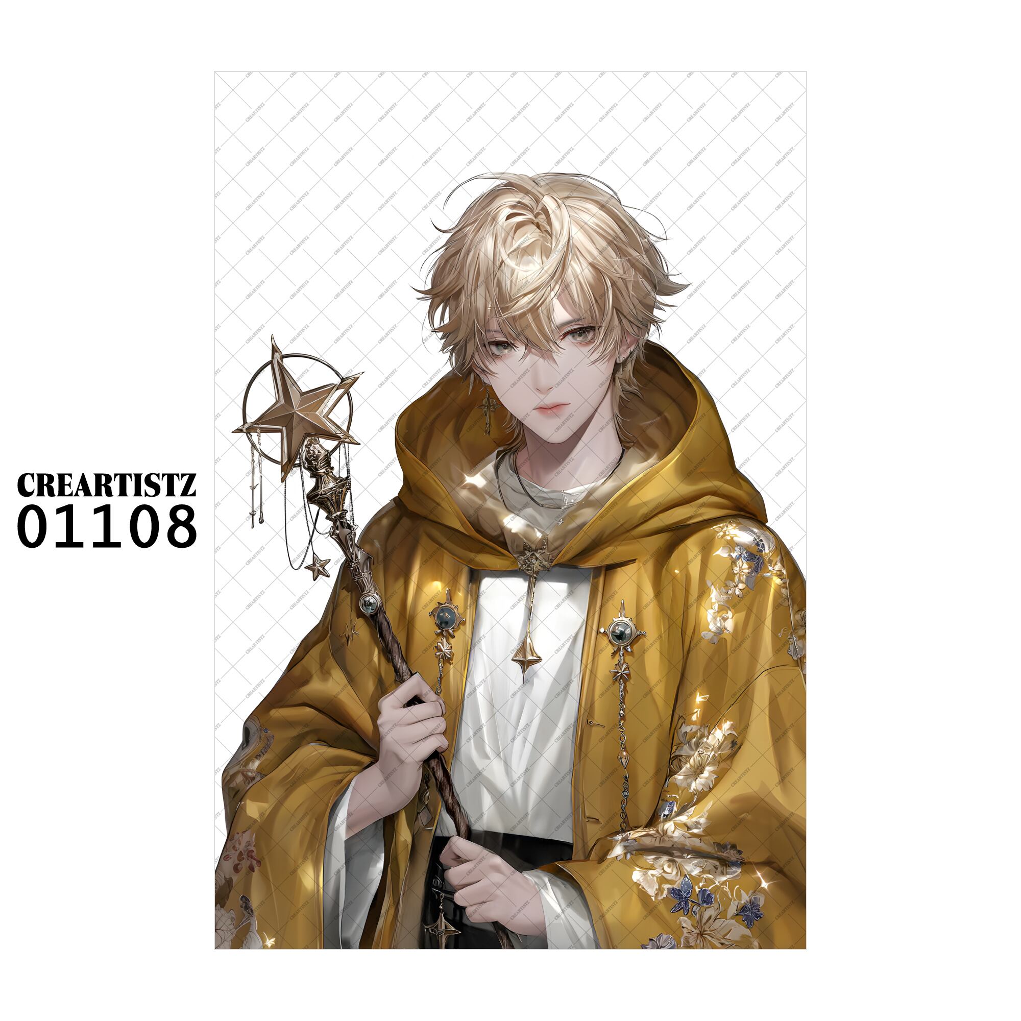 01108 ボーイ クール オリジナル ペーパー/ステッカー 4枚セット CREARTISTZ