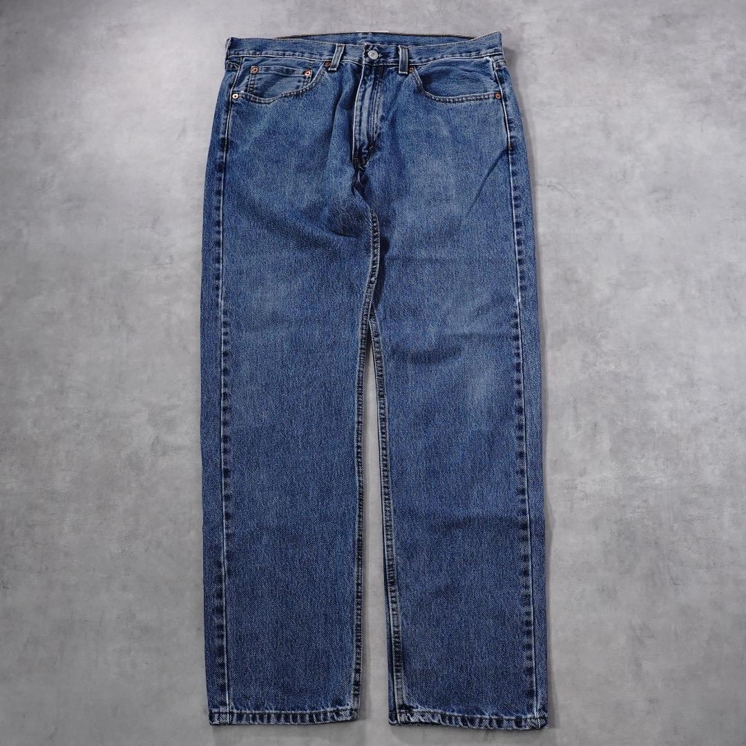リーバイス505 Levis W34 ブルーデニム 青 古着 ボトム 17308