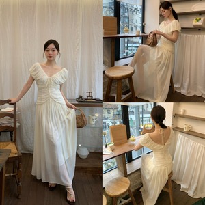 シフォン ワンピース（3色展開）