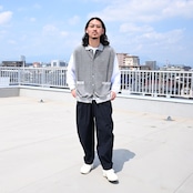 グーチロングスリーブシャツデッドストックブルー秋スタイル