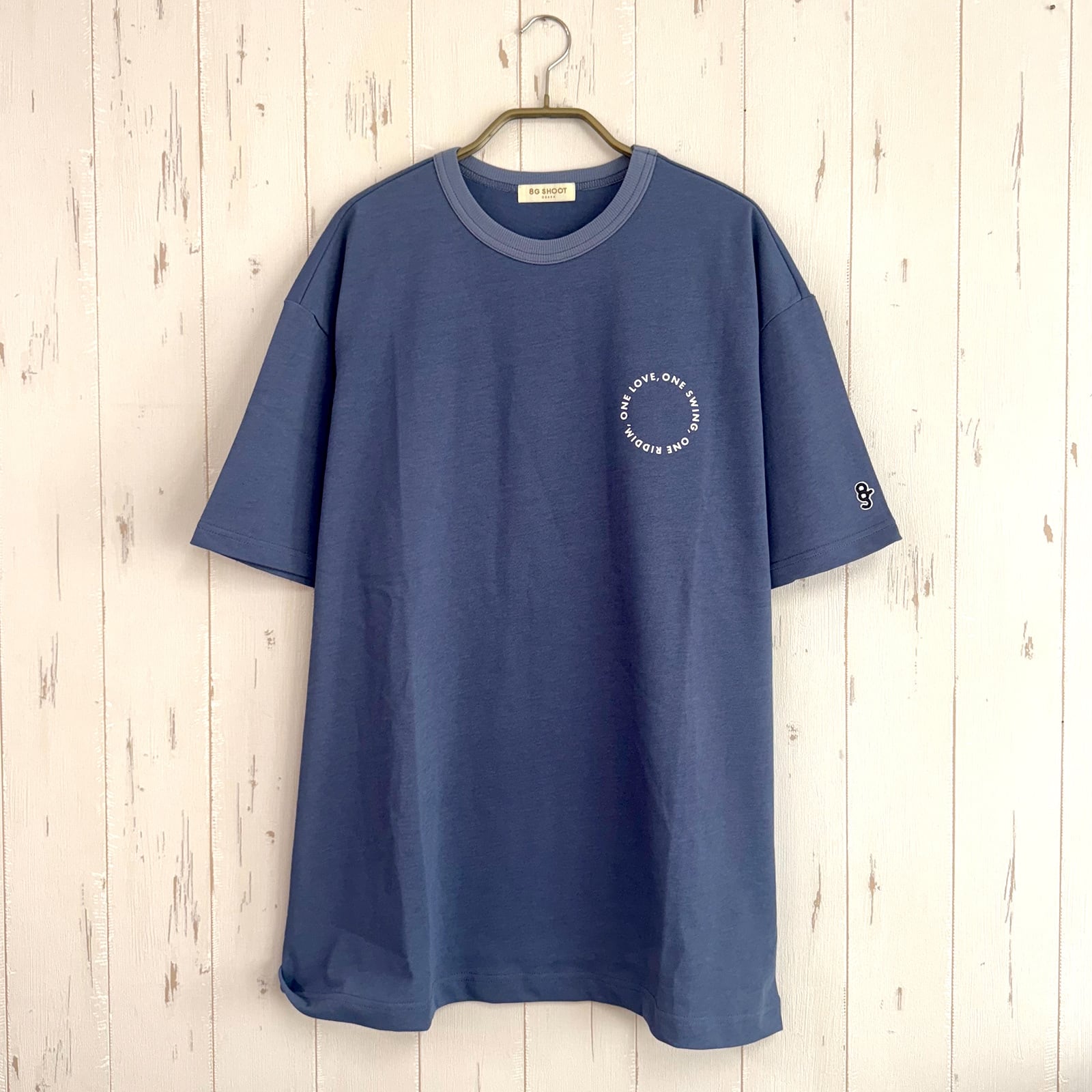 CIRCLE LOGO TEE SHIRT -DARK BLUE-