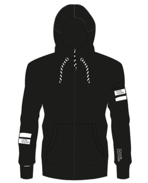 601CO / Mens Cotton Hoody （袖ホワイトライン）