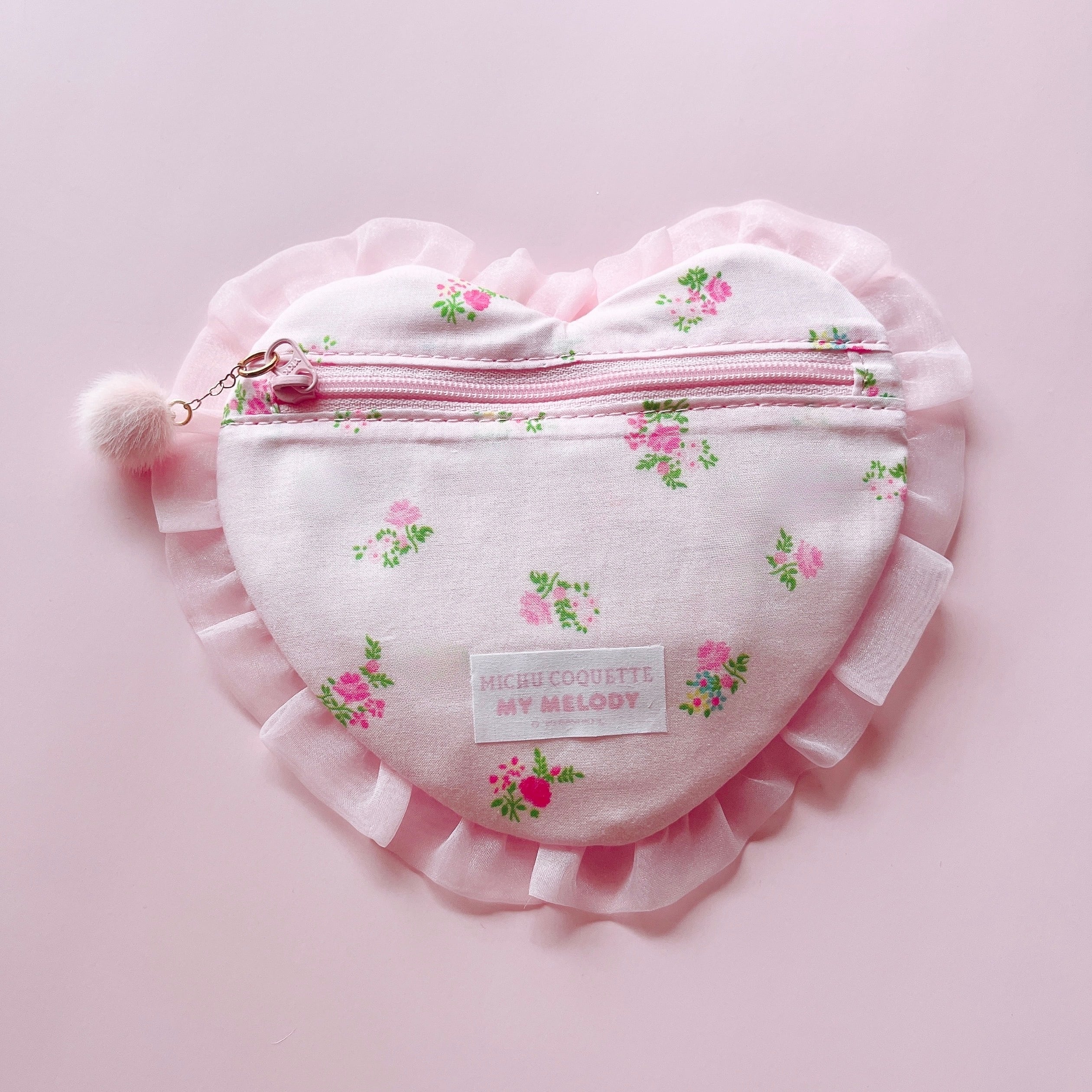 Heart Frill Pouch（ハートフリルポーチ）】 | Atelier MITULLE by