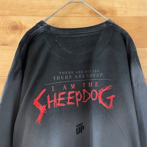 【RANGER UP】バックプリント sheepdog 半袖 Tシャツ XL ビッグサイズ グラデーション US古着 アメリカ古着