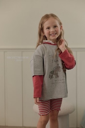 韓国子供服 / 26Autumn / 〖取寄〗Melikey /ポニー半袖Tシャツ/ 女子服 *XS~JM*