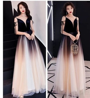 ★送料無料★フリ－(F)☆チュ－ルパ－ティ－ロングドレス(OPN2115)