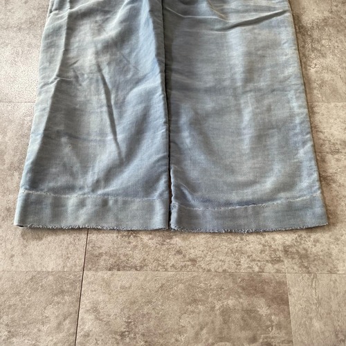 30s 40s 襤褸 針式シンチ フレンチワーク モールスキン パンツ W31 詳細写真13