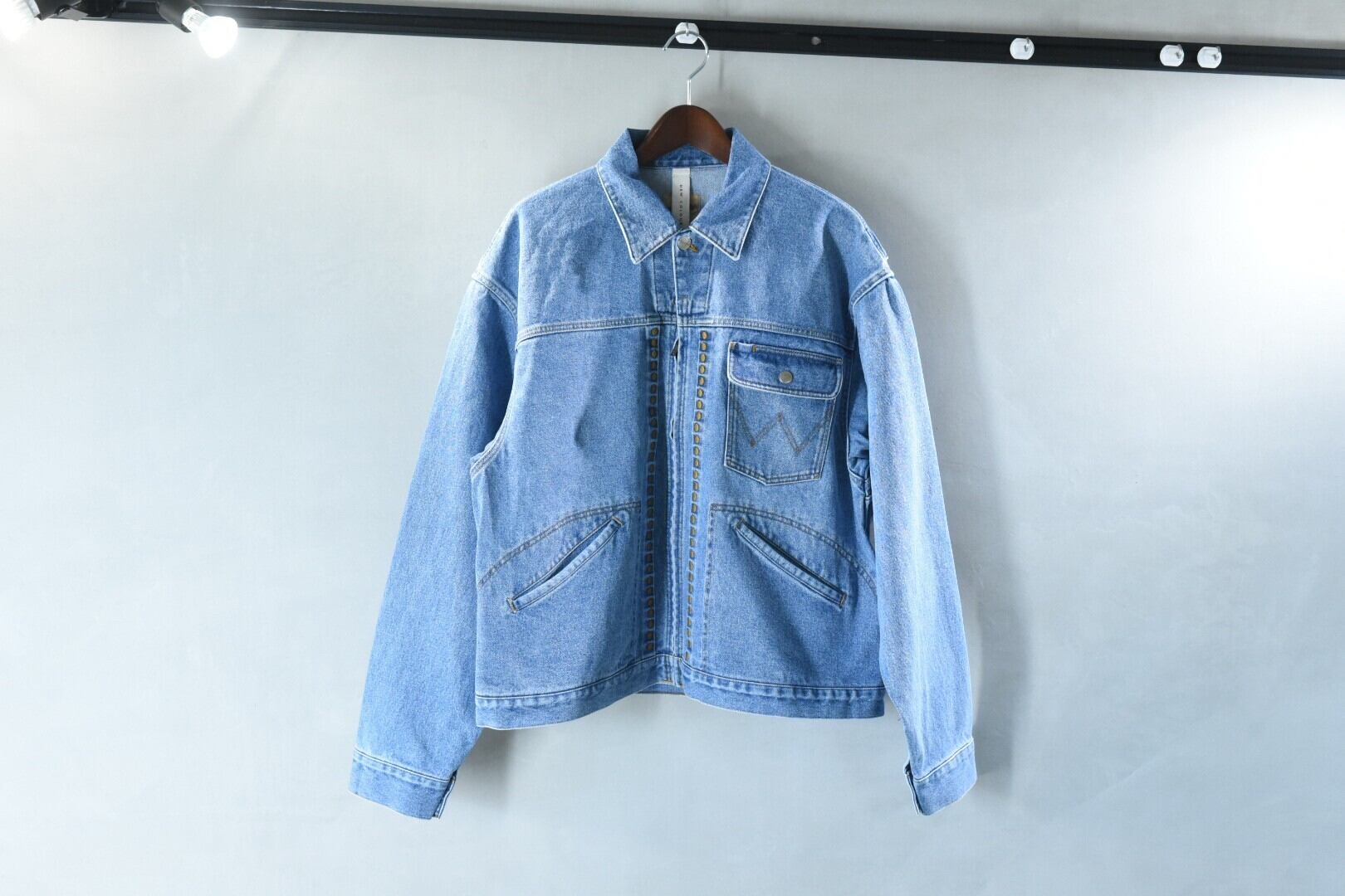 シンヤコズカ　ネップ　デニム　ジャケット SHINYA KOZUKA×Wrangler デニムジャケット | NOUVEL des HIOC（ヌベル