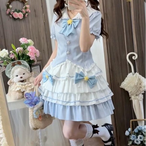ゆめかわ♡スターリボンセーラー服　seifuku78