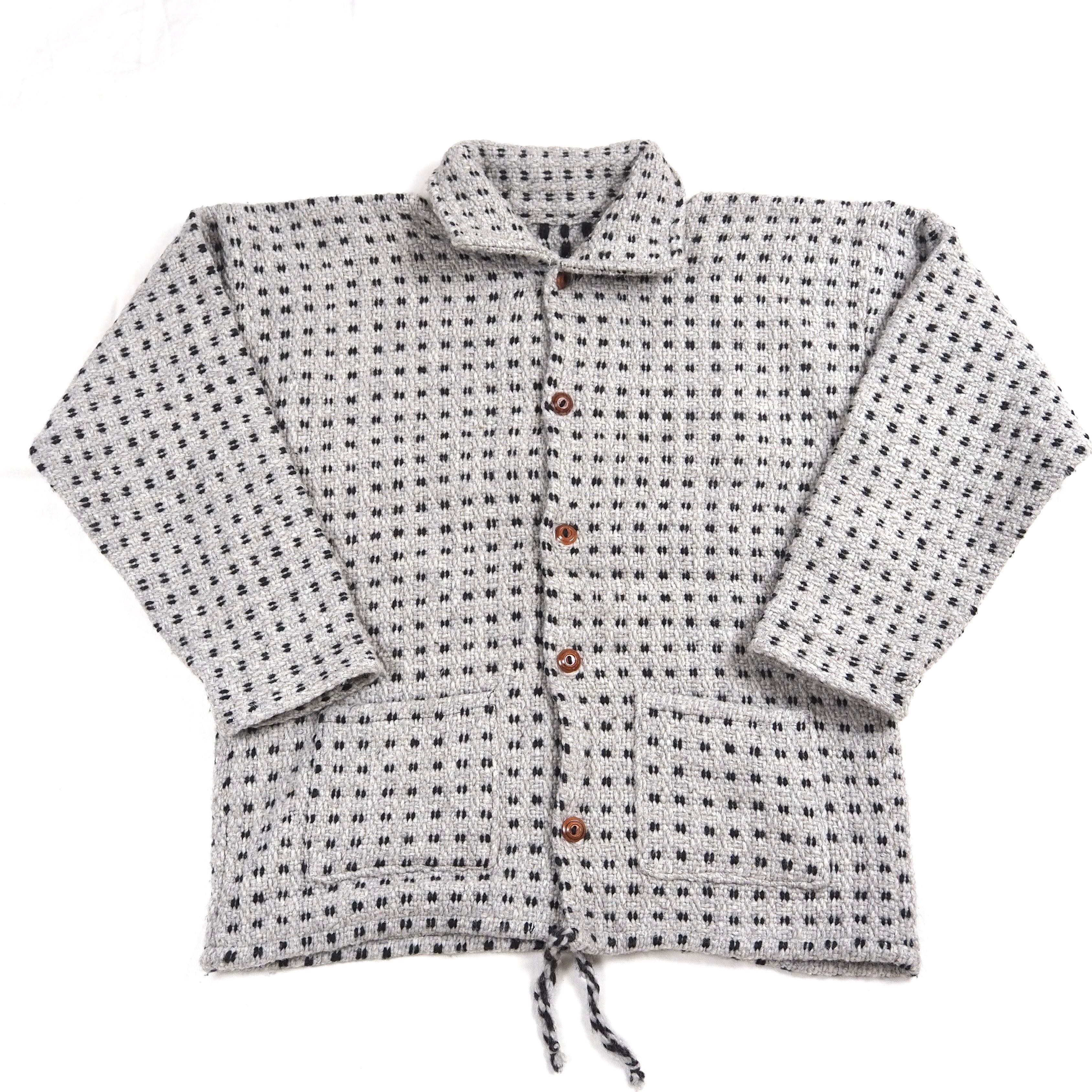 Ecuador製 HAND KNIT wool jacket