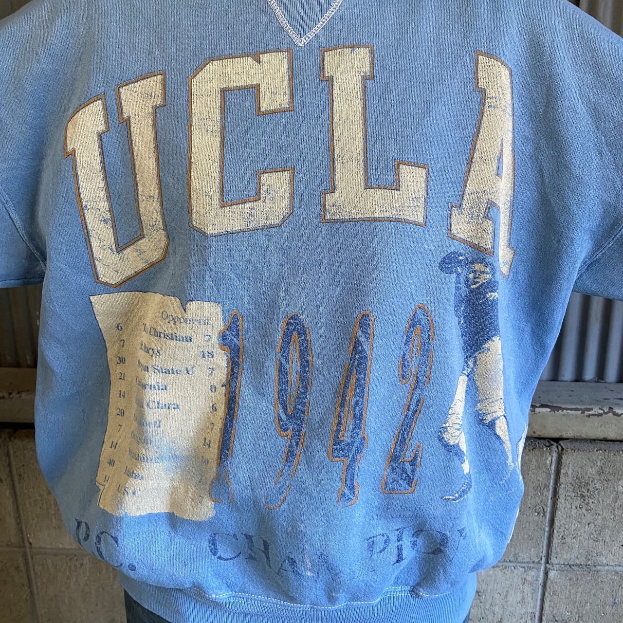 USA製 80年代頃 カリフォルニア大学 フットボールチーム プリント 