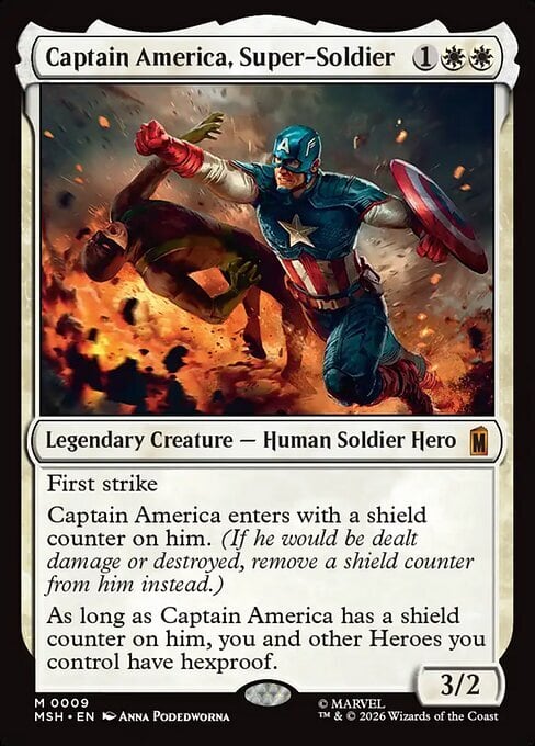EN)(009) スーパーソルジャー、キャプテン・アメリカ/Captain America