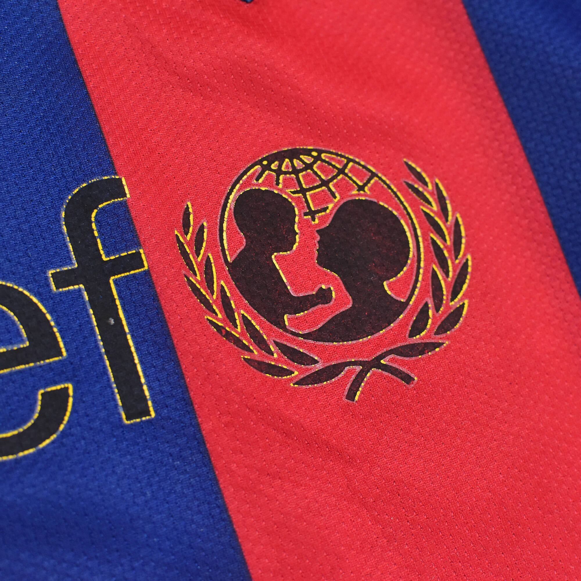 Nike FC Barcelona #6 football game shirt | 古着屋 grin days memory